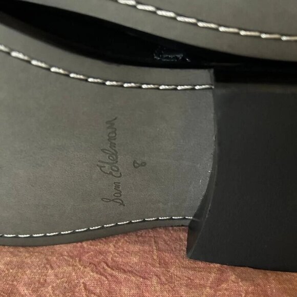 Sam Edelman Freda Leather Tall Boots in Black Size 8 M $225 NEW No Box - Picture 16 of 16